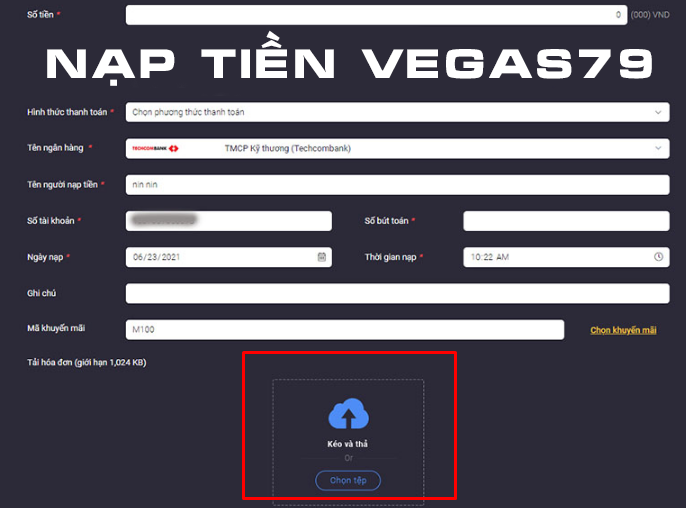 giữ biên lại nạp tiền vegas79